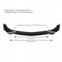 Спойлер бампера заменитель для  sta leona регулируемый размер 0-30 cm Киев, фото thumb