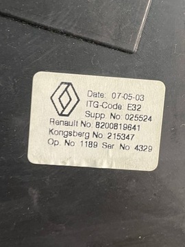 фото thumb №6, Вибірник домкрат троси автомат 8200819641 renault espace iv європа ori