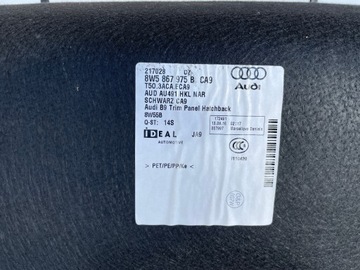 фото thumb №6, Оббивка кришки багажника 8w5867975b audi a4 s4 b9 8w sedan