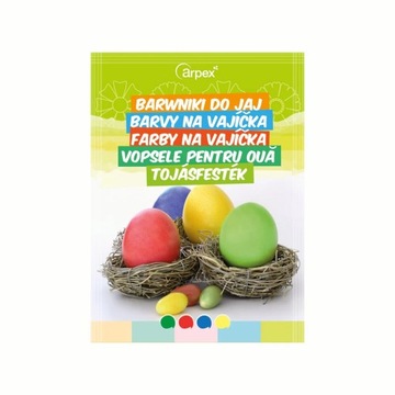 Краситель яичный 5 цветов 3г микс цветов Пасха