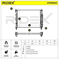 фото thumb №4, Радиатор воды ridex 470r0823 do opel antara do chevrolet captiva