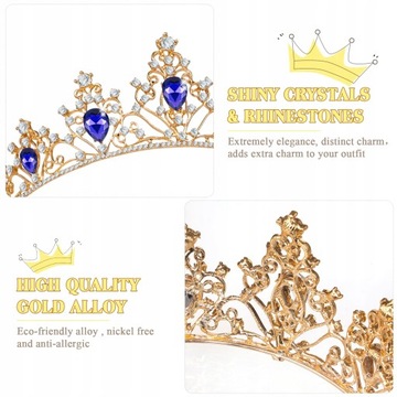 Minkissy Fashion Crown Головной убор из нежного сплава