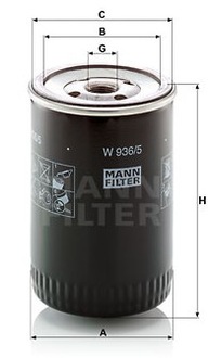 фото thumb №1, Фільтр оливи chevrolet camaro 5.0 132 km 1969-1981