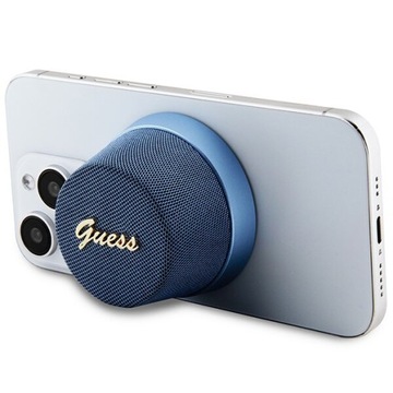 GUESS BLUETOOTH ДИНАМИК GUWSC3ALSMB ПОДСТАВКА МАГНИТНЫЙ СЦЕНАРИЙ МЕТАЛЛ СИНИЙ