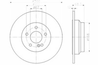 фото thumb №1, Textar тормозные диски тормозные 2szt mercedes задняя c218 w21