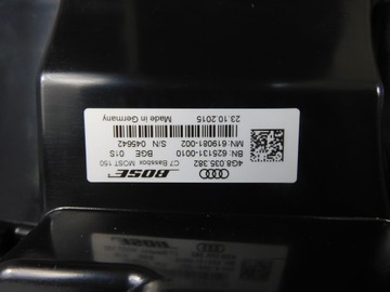 фото thumb №9, Audi a7 4g рестайлинг озвучивание bose усилитель комплект