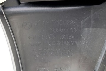 фото thumb №13, Bmw 4 g22 g23 бампер переднє перед колір: a96 min