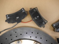 фото thumb №4, Audi s8 a8 d4 диски керамічні гальмівні колодки зад 4h0615601m 4h0615601j