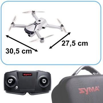 GPS-дрон SYMA Z6PRO с четырехкамерной полицейской камерой 4K 5G Wi-Fi FPV