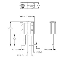 фото thumb №2, Запобіжник micro 2 micro2 płytkowy kia ford mazda