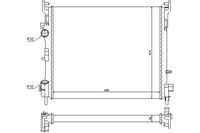 фото thumb №2, Nissens 67229 радиатор, система охлаждение двигателя