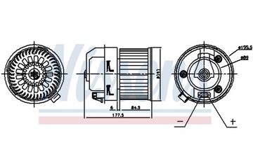 фото thumb №8, Вентилятор інтер'єру - повітродувка nissens 87399 pl dystrybucja