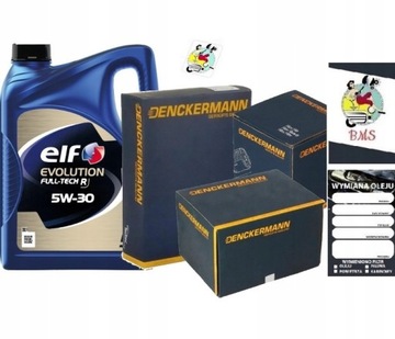 МОТОРНОЕ МАСЛО ELF FULL-TECH R 5W-30 + КОМПЛЕКТ ФИЛЬТРОВ FIAT FREEMONT 2.0JTD