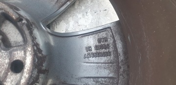 Легкосплавный диск Peugeot OE 2008 6,5 x 16 дюймов ET 20 ET20 9678398177