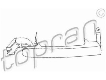 фото thumb №2, Ручка двері seat arosa 97-04 toledo ii mk2 98-06 ibiza iii mk3 02-09