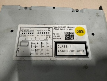 фото thumb №9, Радіо volkswagen jetta vi 1k0035186an