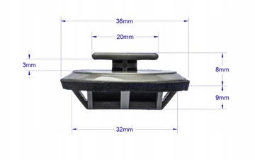 фото thumb №5, Клипсы планки пороговой mazda 2 3 5 6 cx-3 cx-30 cx-5 cx-7 cx-9 mx-30 rx-8