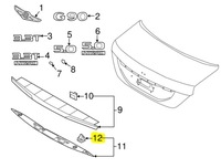 фото thumb №7, Кліпса кліпса кронштейн hyundai elantra оригінальний номер 85818 37000