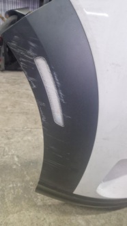 Hyundai kona электрик бампер перед комплектный  w цвет с Разборки, фото thumb