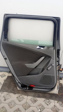 фото thumb №16, Дверь левый зад чёрные vw passat b6 универсал lo41