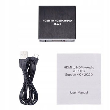 HDMI-совместимый аудиоэкстрактор, оптический TOSLINK