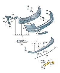 фото thumb №4, Заглушка бампера фаркоп задня audi q5 8r оригінал
