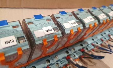Релейная планка RELECO C2-A20X с розеткой, 14 шт.
