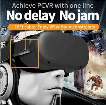 КАБЕЛЬ USB-C3.2 для OCULUS LINK SteamVR QUEST 1/2/3 HQ 5M
