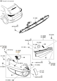 Фара задняя левая наружная mazda cx-30 dm 2019- led оригинал Цена, фото thumb