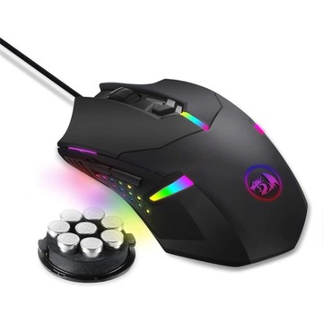Игровая мышь Redragon M601 RGB Проводная 7-кнопочная программируемая макрос мышь