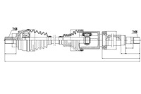 фото thumb №1, Приводной вал volvo v40 d2/t3/t4 12- правая mtm
