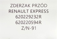 фото thumb №13, Новый оригинальный бампер перед renault express 2021- 620220594r