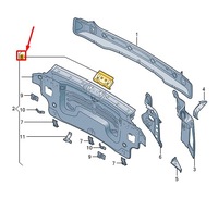 фото thumb №1, Vw id.3 e11 rear center lock carrier підсилювач 10a813323
