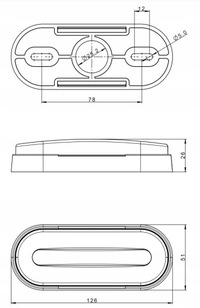 фото thumb №4, Лампа габаритна габаритний ліхтар білий передня led діодна do lawety autolawety