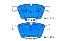 фото thumb №1, Ate тормозные колодки тормозные mercedes gl x164 3.0d-5.5