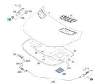 фото thumb №4, Кронштейн упор капот mercedes sprinter 907 910
