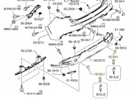 фото thumb №1, Оригінальна заглушка фаркоп hol задня pr mazda 3
