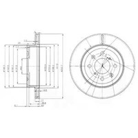 фото thumb №3, Гальмівні диски гальмівні колодки перед delphi suzuki ignis ii