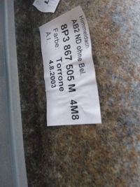 фото thumb №10, Потолок audi a3 8p 8p3867505m