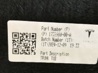 фото thumb №10, Коврик 1739980-00-a пол защита багажника ванна kufra tesla model y 22r