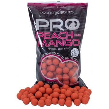 Starbaits Пробиотик Шарики Персик и Манго 14мм 1кг