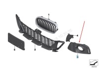 фото thumb №11, Bmw 2 f45 правий fog light m closed решітка 51118064242 8064242 oem