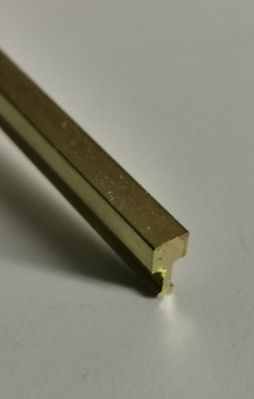 Listwa mosiężna fugowa do glazury MFG/250cm