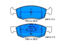 фото thumb №1, Ate гальмівні колодки гальмівні dacia перед logan 1,4-1,6 07-
