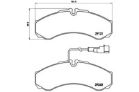фото thumb №2, Тормозные колодки тормозные nissan cabstar 06- задняя brembo
