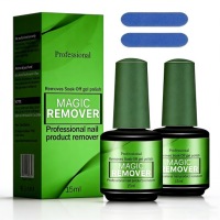 Magic Gel Nail Polish Remover. Средство для снятия гелевого лака, 2 шт., прозрачный, прозрачный