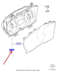 фото thumb №1, Лічильник прилади ford transit mk6 2009-2014 дизель
