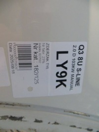 Audi q3 8u s-line бампер задняя задний ly9k 11- с Разборки, фото thumb