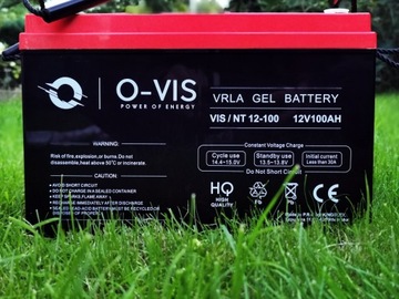 ГЕЛЕВАЯ АККУМУЛЯТОРНАЯ БАТАРЕЯ GEL 12 В, 100 Ач, необслуживаемый ИБП VRLA, лодка, понтон, кемпер