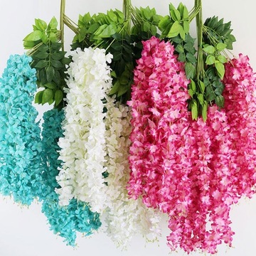 Искусственная глициния Wisteria Laburnum 110 см 12 шт.
